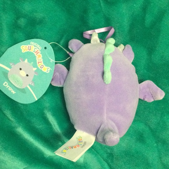 Squishmallows Drow the Plush Toy 4" New Rare. squish date 11-23-2021 - Picture 2 of 2